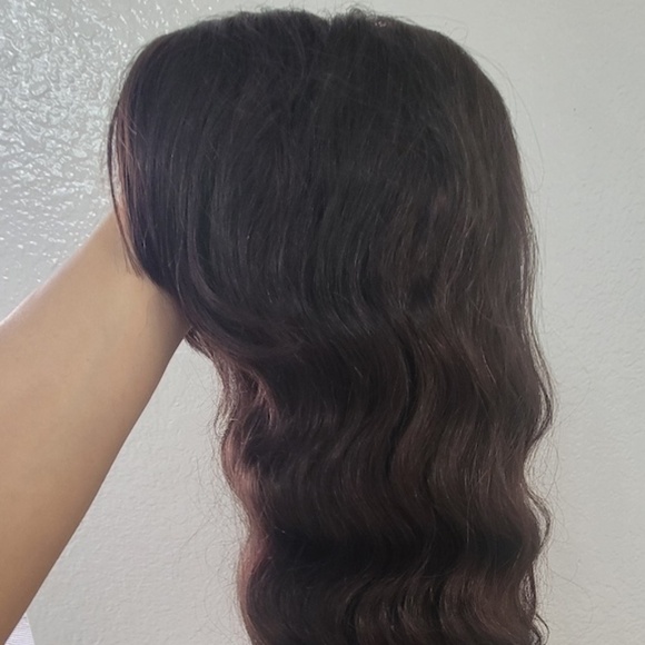 Salon Remi Body Wave 100% Brazilian Human Hair Wig with Bangs...Discontinued! - Picture 3 of 9